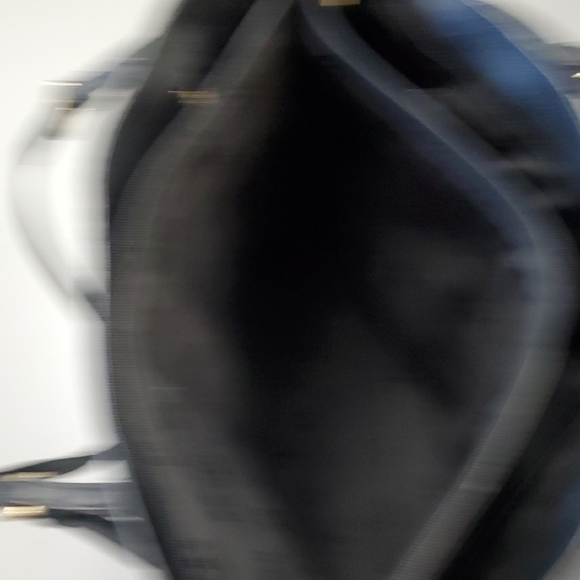 Tory Burch Black Tote Bag with Gold Accents - Picture 10 of 16